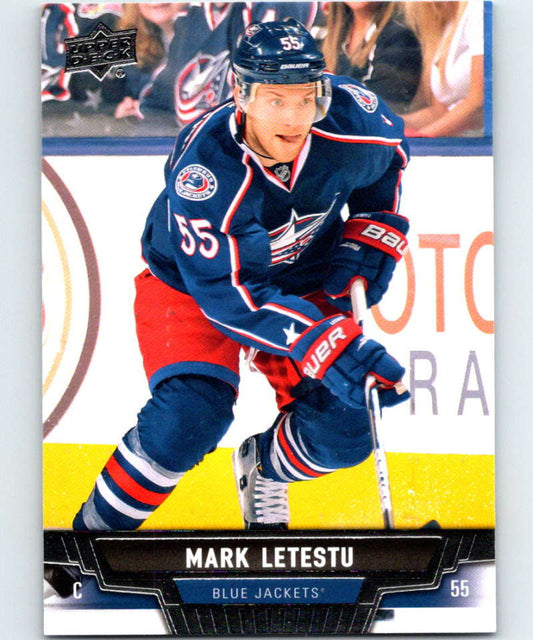 2013-14 Upper Deck #98 Mark Letestu Blue Jackets NHL Hockey