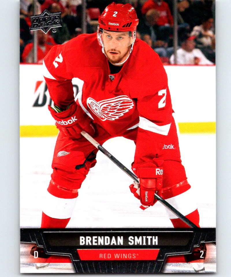 2013-14 Upper Deck #103 Brendan Smith Red Wings NHL Hockey Image 1