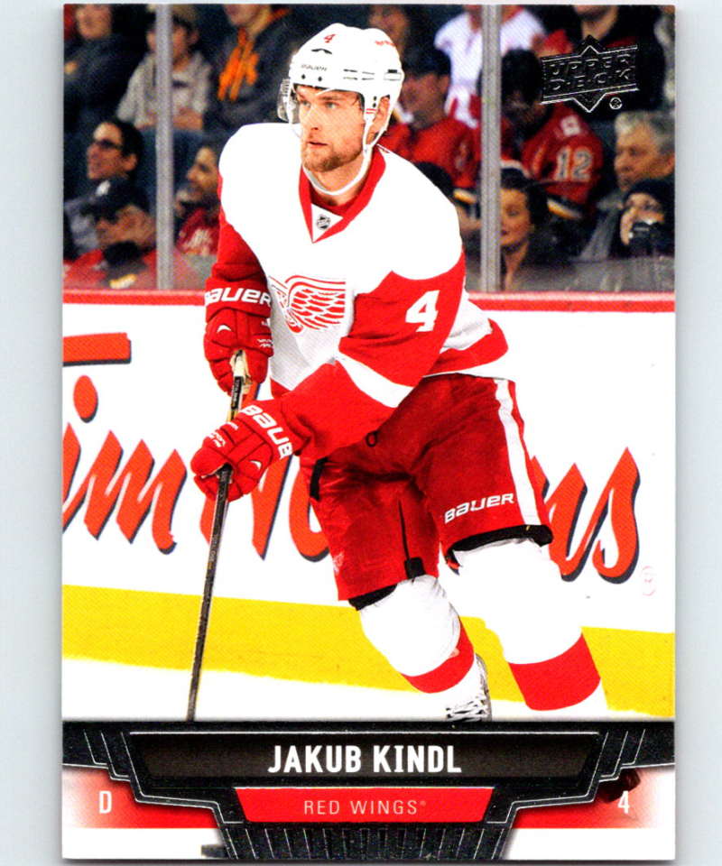 2013-14 Upper Deck #106 Jakub Kindl Red Wings NHL Hockey Image 1