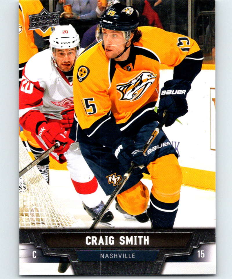 2013-14 Upper Deck #110 Craig Smith Predators NHL Hockey Image 1