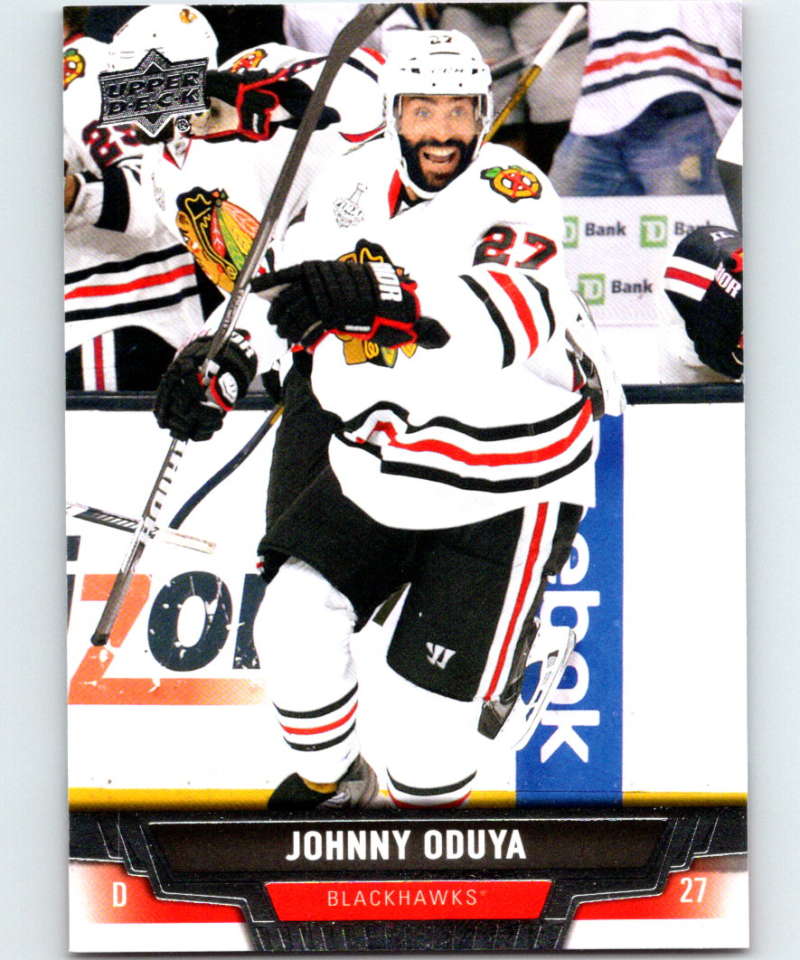 2013-14 Upper Deck #115 Johnny Oduya Blackhawks NHL Hockey