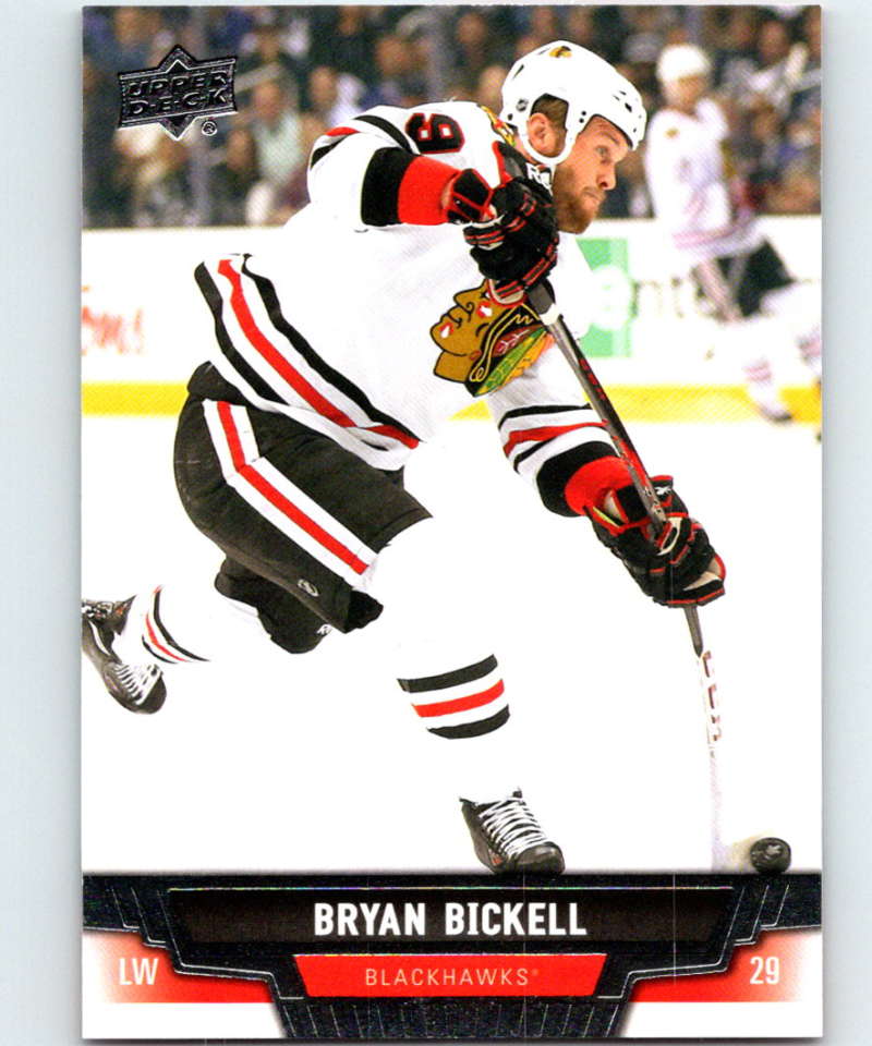 2013-14 Upper Deck #120 Bryan Bickell Blackhawks NHL Hockey Image 1
