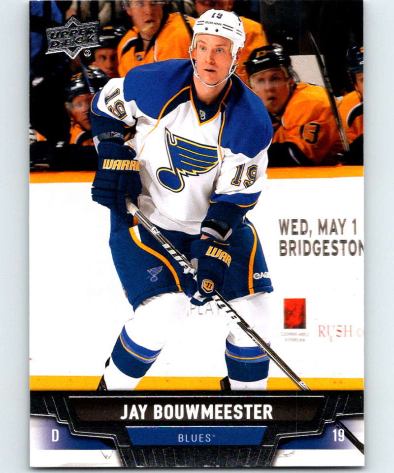 2013-14 Upper Deck #121 Jay Bouwmeester Blues NHL Hockey