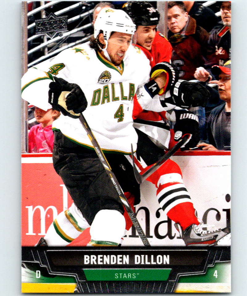 2013-14 Upper Deck #139 Brenden Dillon Stars NHL Hockey Image 1