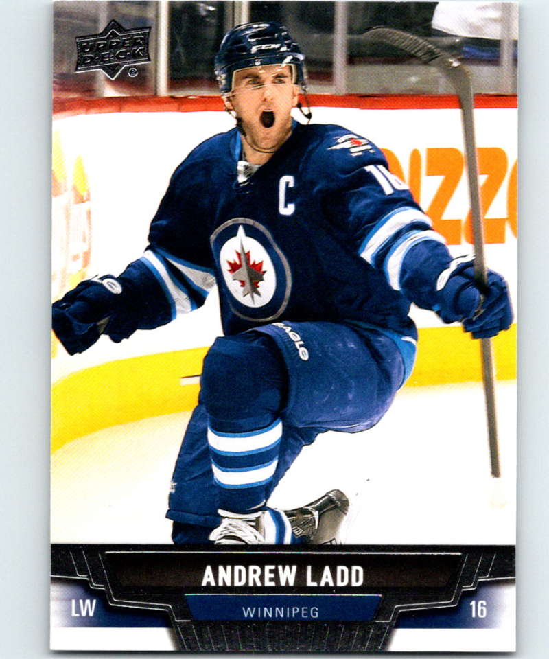 2013-14 Upper Deck #141 Andrew Ladd Winn Jets NHL Hockey Image 1