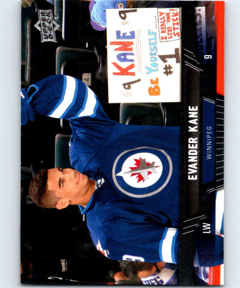 2013-14 Upper Deck #143 Evander Kane Winn Jets NHL Hockey Image 1