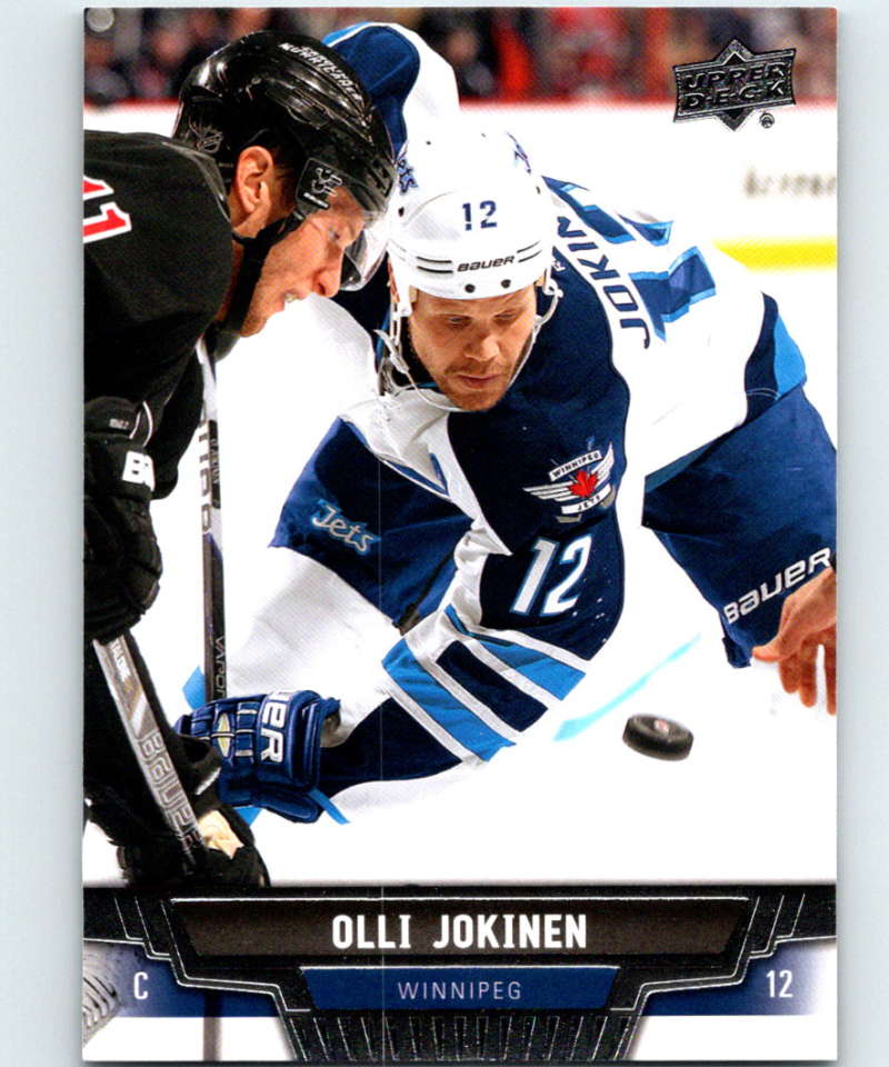 2013-14 Upper Deck #146 Olli Jokinen Winn Jets NHL Hockey