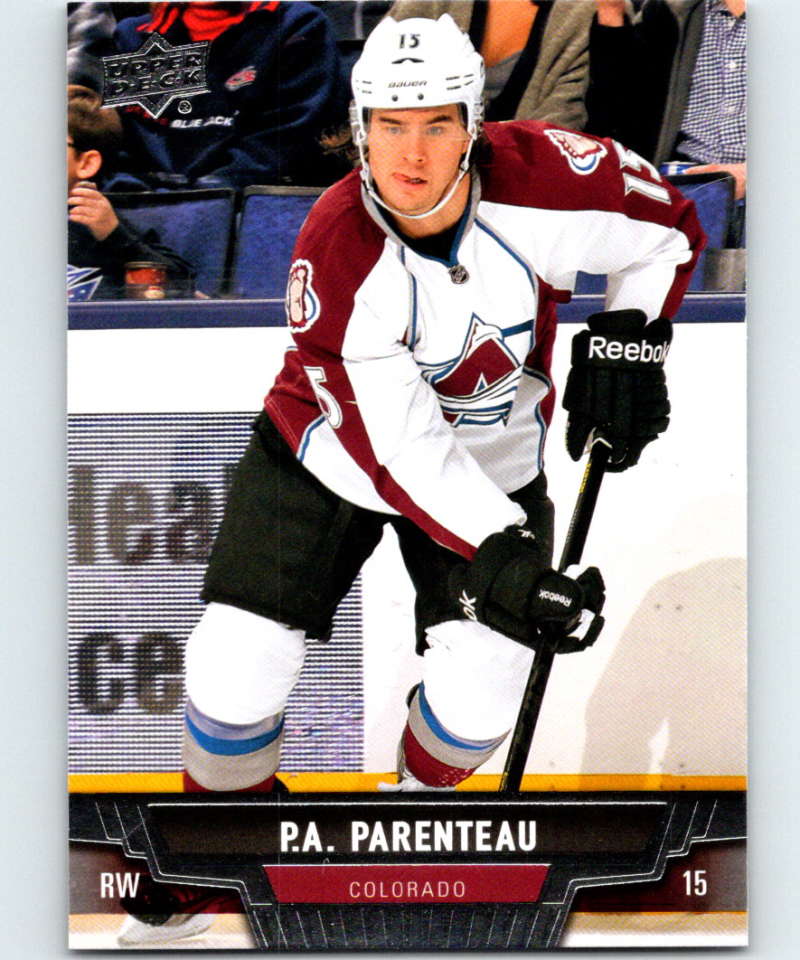2013-14 Upper Deck #151 Pierre Parenteau Avalanche NHL Hockey Image 1