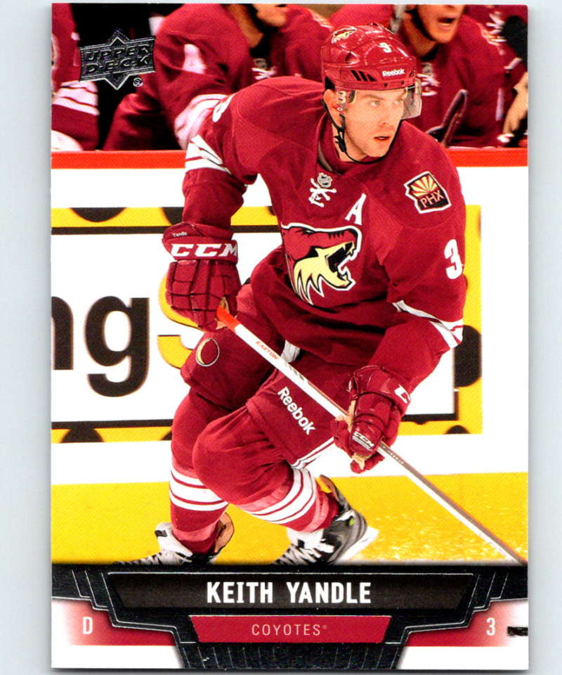 2013-14 Upper Deck #154 Keith Yandle Coyotes NHL Hockey Image 1