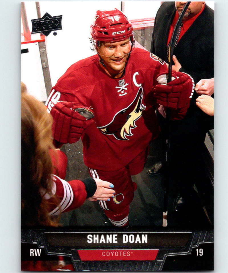 2013-14 Upper Deck #157 Shane Doan Coyotes NHL Hockey Image 1