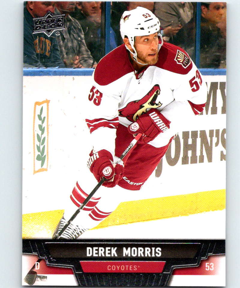 2013-14 Upper Deck #158 Derek Morris Coyotes NHL Hockey Image 1