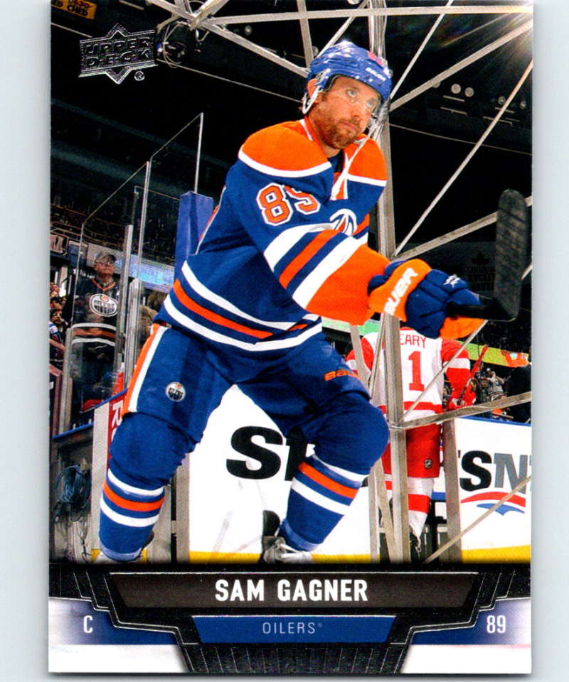 2013-14 Upper Deck #159 Sam Gagner Oilers NHL Hockey Image 1