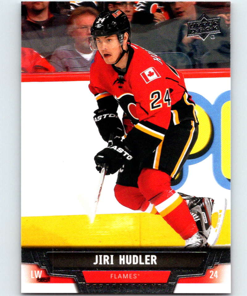 2013-14 Upper Deck #167 Jiri Hudler Flames NHL Hockey Image 1