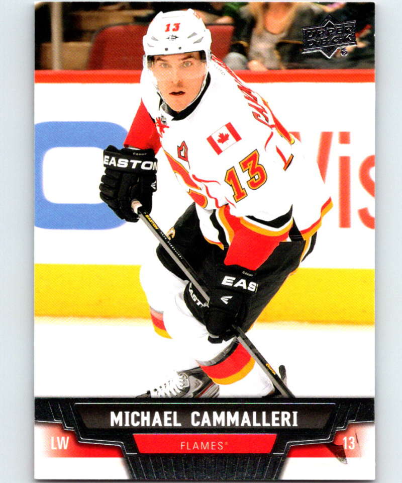 2013-14 Upper Deck #168 Mike Cammalleri Flames NHL Hockey Image 1