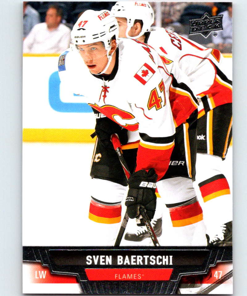 2013-14 Upper Deck #170 Sven Baertschi Flames NHL Hockey Image 1