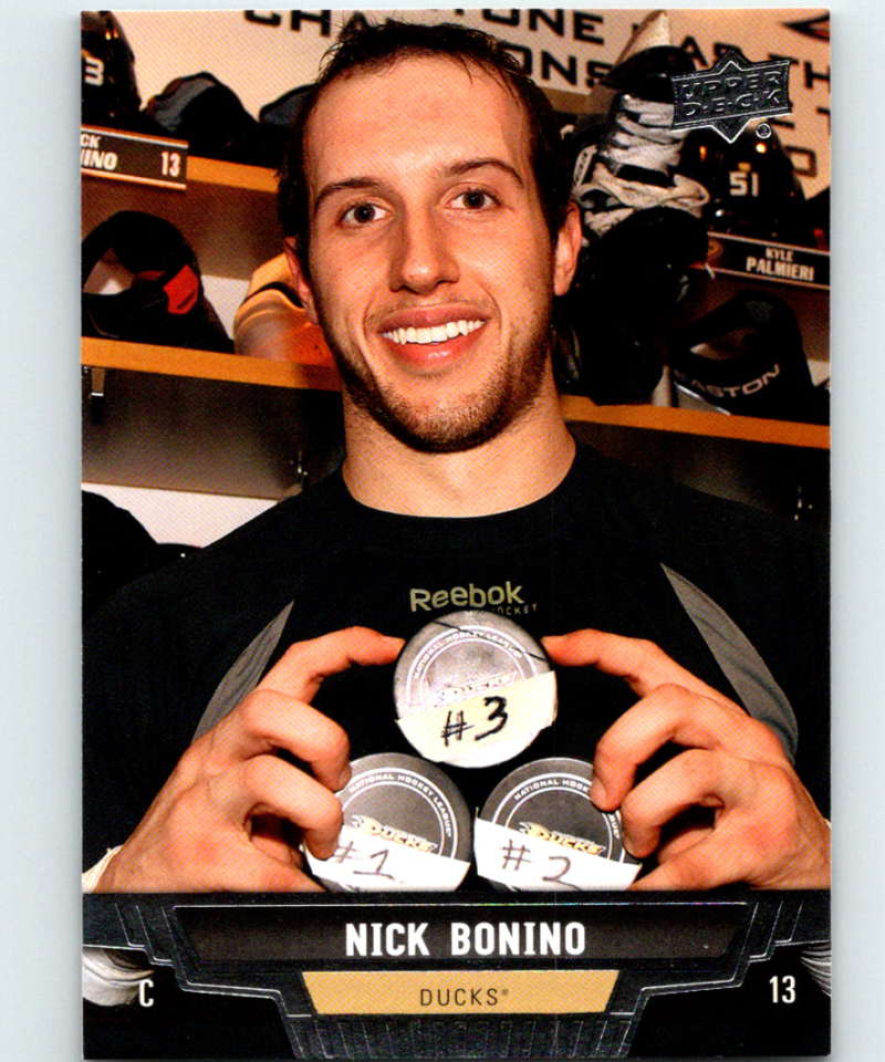 2013-14 Upper Deck #172 Nick Bonino Ducks NHL Hockey Image 1