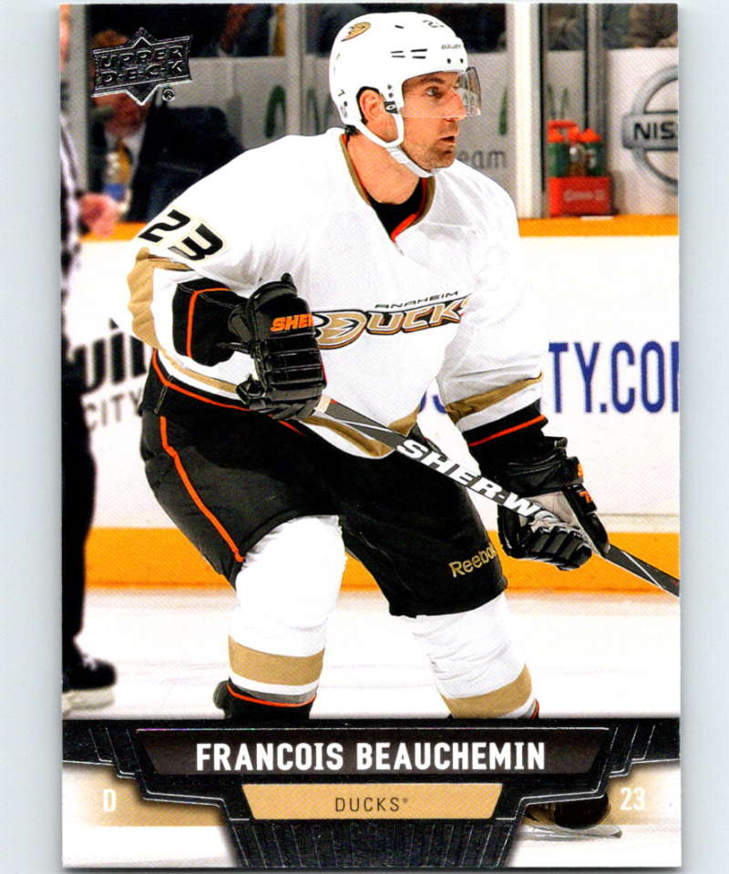 2013-14 Upper Deck #174 Francois Beauchemin Ducks NHL Hockey Image 1