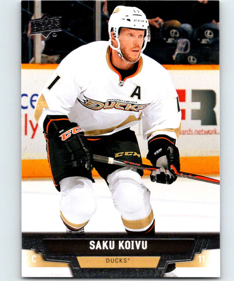 2013-14 Upper Deck #175 Saku Koivu Ducks NHL Hockey Image 1