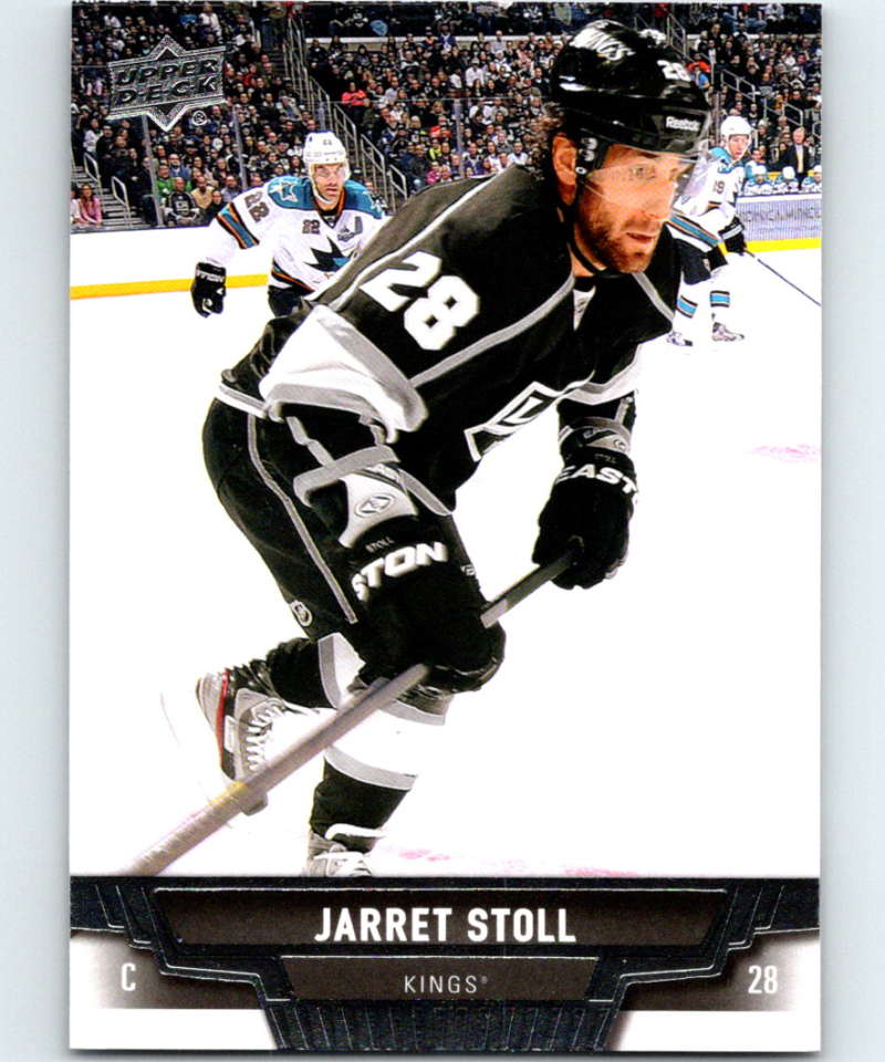 2013-14 Upper Deck #178 Jarret Stoll Kings NHL Hockey Image 1