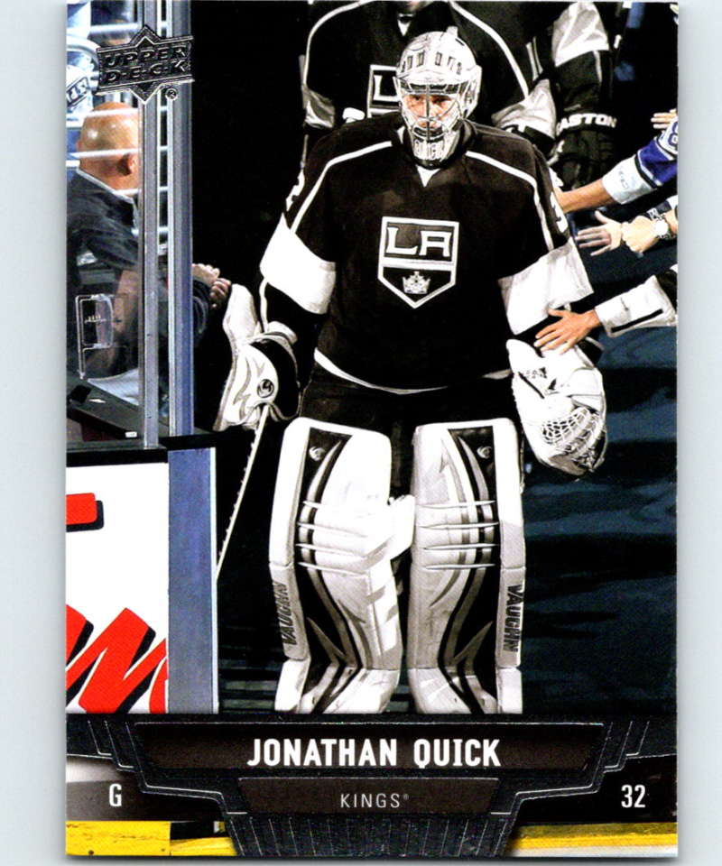 2013-14 Upper Deck #182 Jonathan Quick Kings NHL Hockey