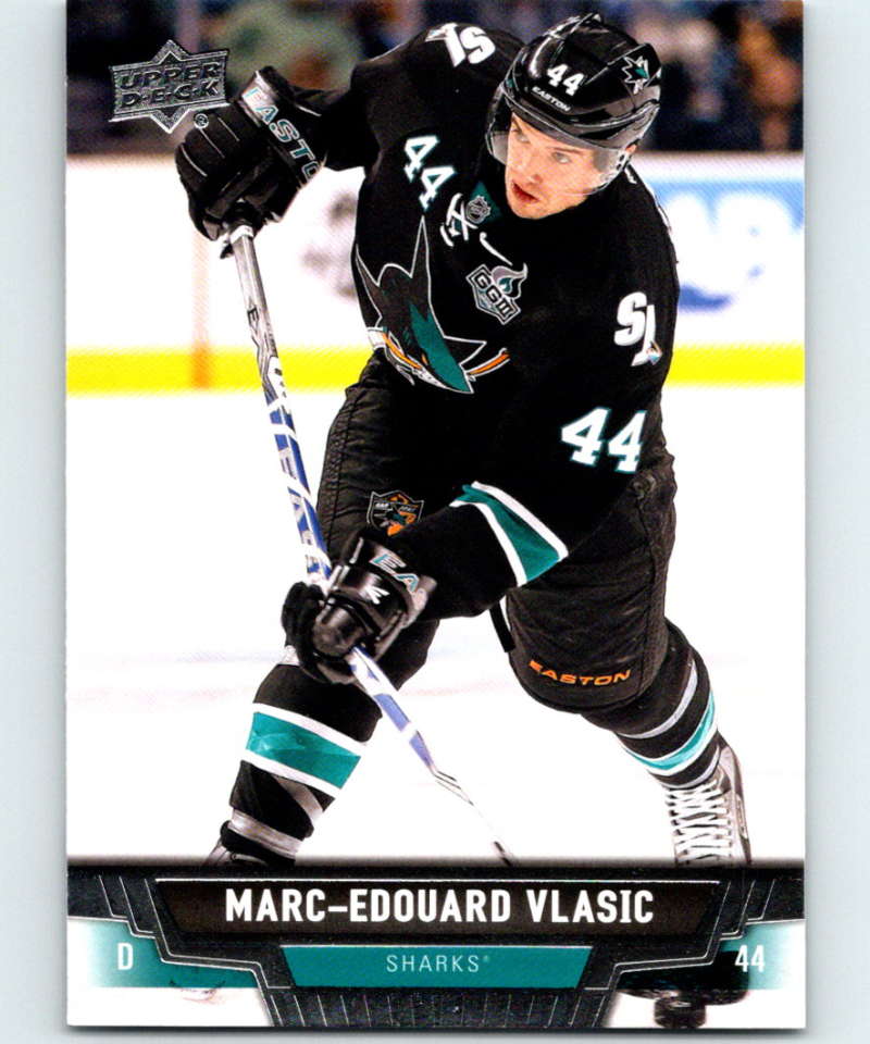 2013-14 Upper Deck #185 Marc-Edouard Vlasic Sharks NHL Hockey