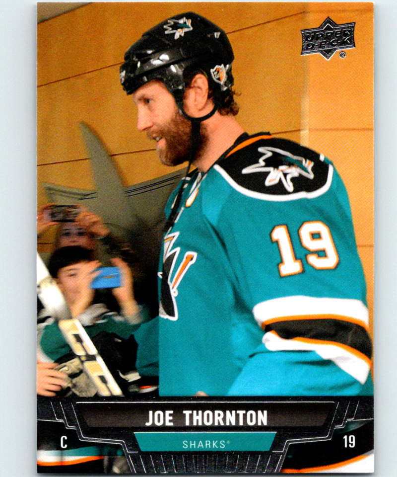 2013-14 Upper Deck #190 Joe Thornton Sharks NHL Hockey