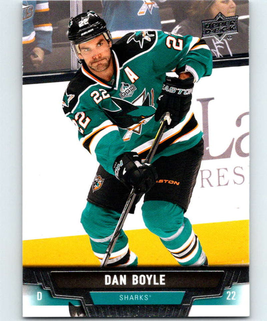 2013-14 Upper Deck #191 Dan Boyle Sharks NHL Hockey
