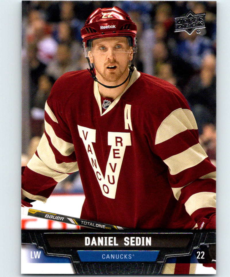 2013-14 Upper Deck #194 Daniel Sedin Canucks NHL Hockey