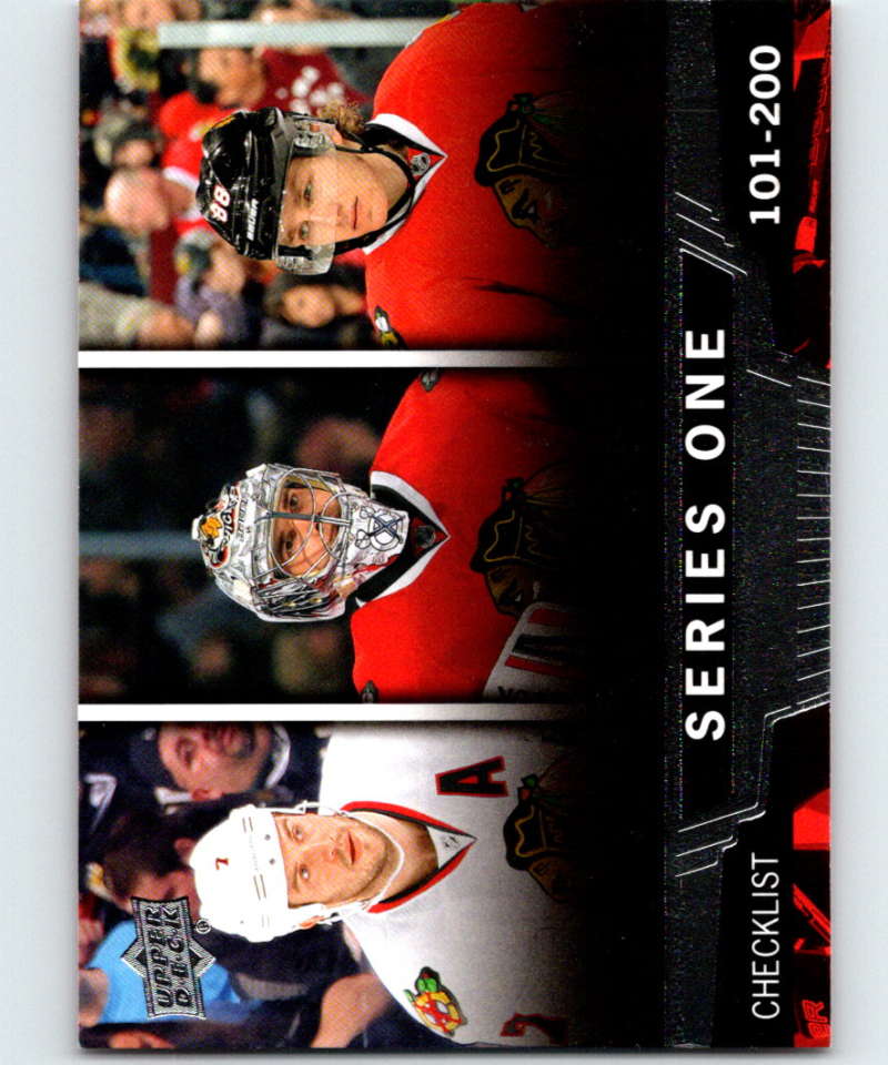 2013-14 Upper Deck #200 Brent Seabrook/Corey Crawford/Patrick Kane Blackhawks CL NHL Hockey Image 1