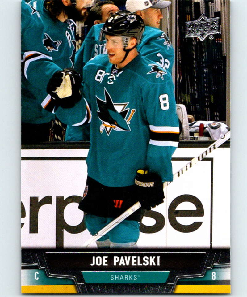2013-14 Upper Deck #258 Joe Pavelski Sharks NHL Hockey Image 1