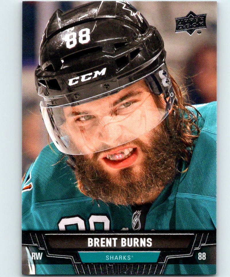 2013-14 Upper Deck #259 Brent Burns Sharks NHL Hockey Image 1