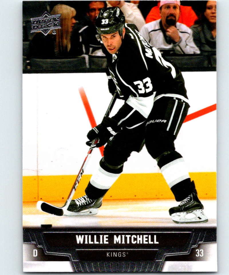 2013-14 Upper Deck #266 Willie Mitchell Kings NHL Hockey Image 1