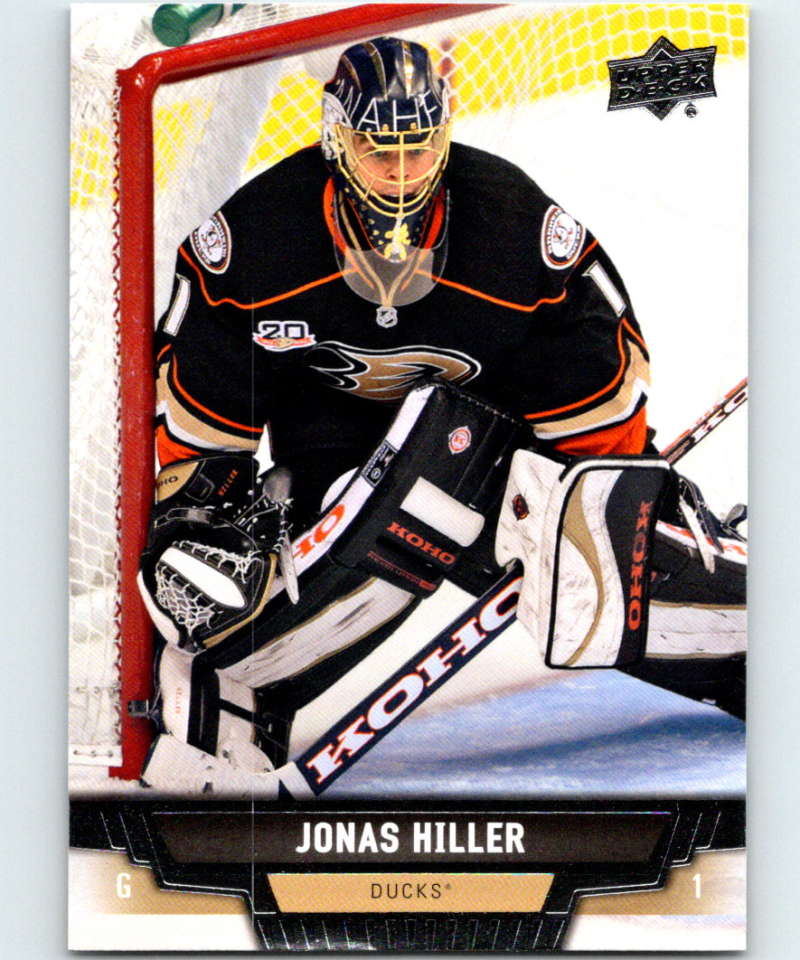 2013-14 Upper Deck #271 Jonas Hiller Ducks NHL Hockey Image 1