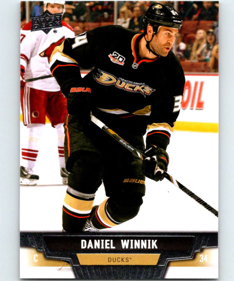 2013-14 Upper Deck #276 Daniel Winnik Ducks NHL Hockey Image 1