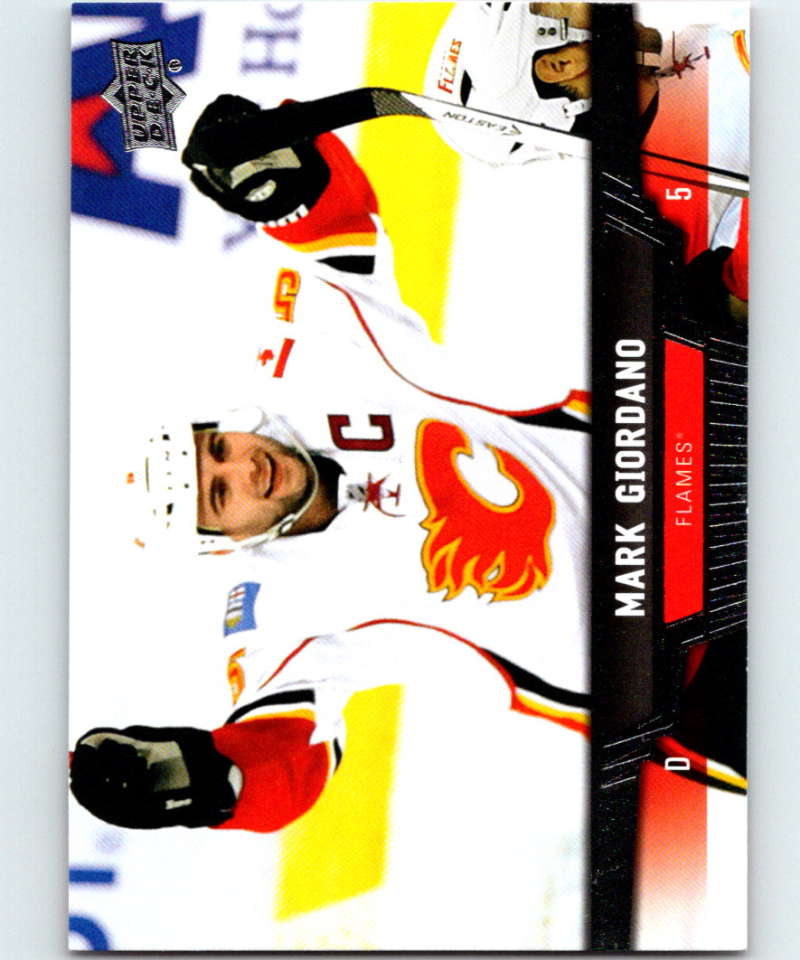 2013-14 Upper Deck #280 Mark Giordano Flames NHL Hockey Image 1