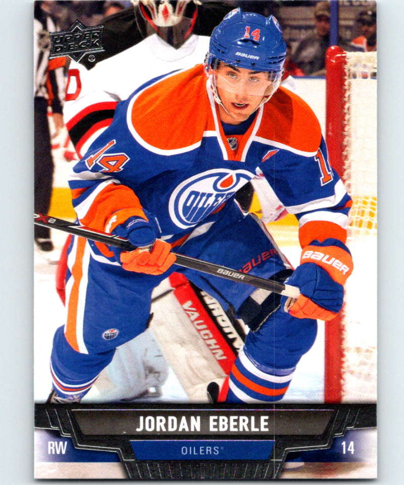 2013-14 Upper Deck #285 Jordan Eberle Oilers NHL Hockey Image 1