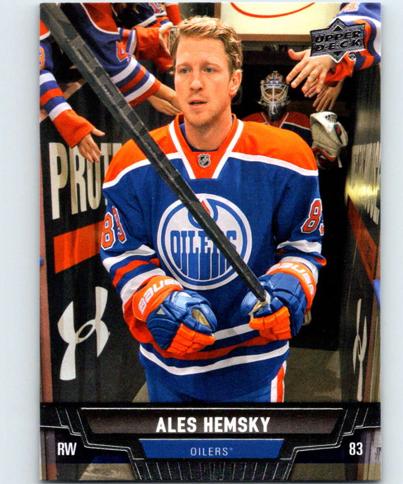 2013-14 Upper Deck #289 Ales Hemsky Oilers NHL Hockey Image 1