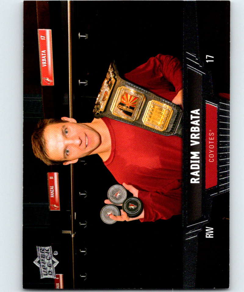 2013-14 Upper Deck #294 Radim Vrbata Coyotes NHL Hockey Image 1
