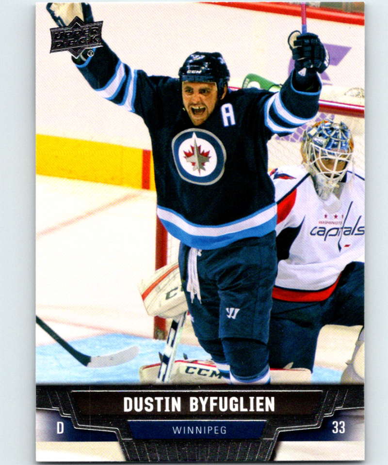 2013-14 Upper Deck #302 Dustin Byfuglien Winn Jets NHL Hockey