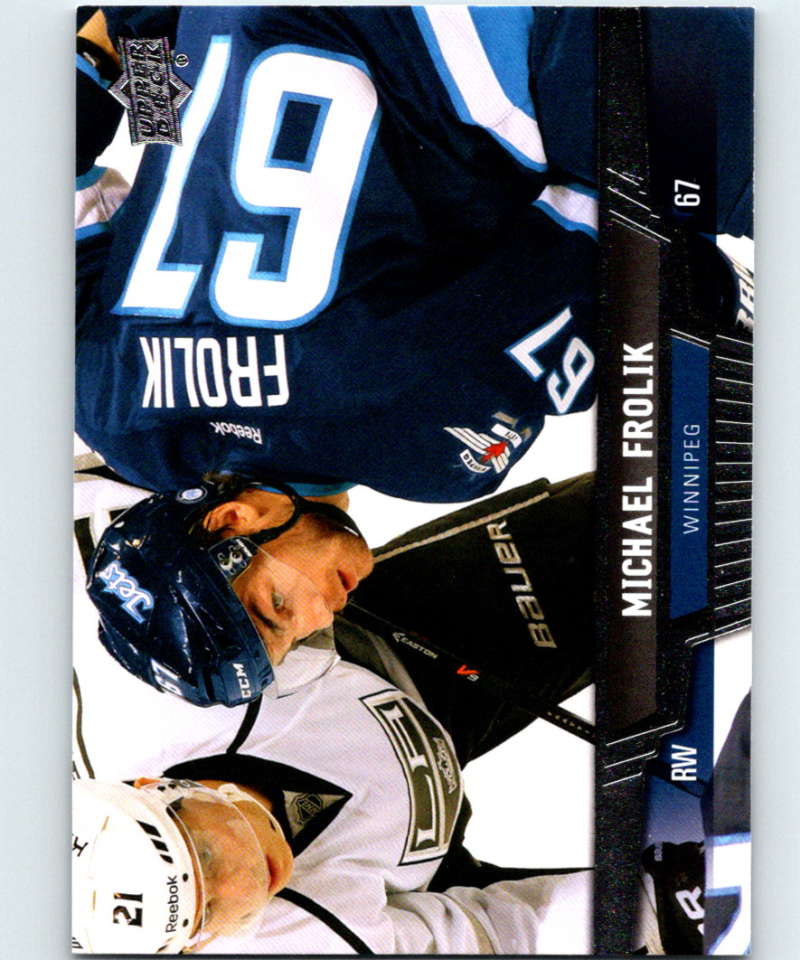 2013-14 Upper Deck #304 Michael Frolik Winn Jets NHL Hockey