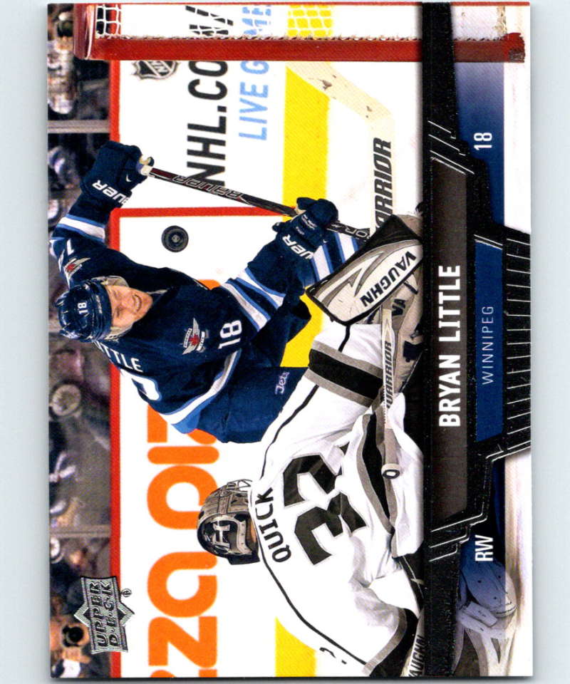 2013-14 Upper Deck #307 Bryan Little Winn Jets NHL Hockey