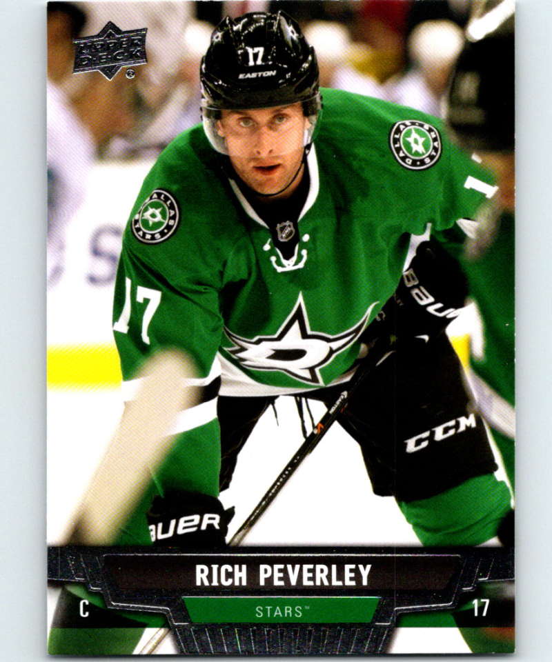 2013-14 Upper Deck #314 Rich Peverley Stars NHL Hockey Image 1