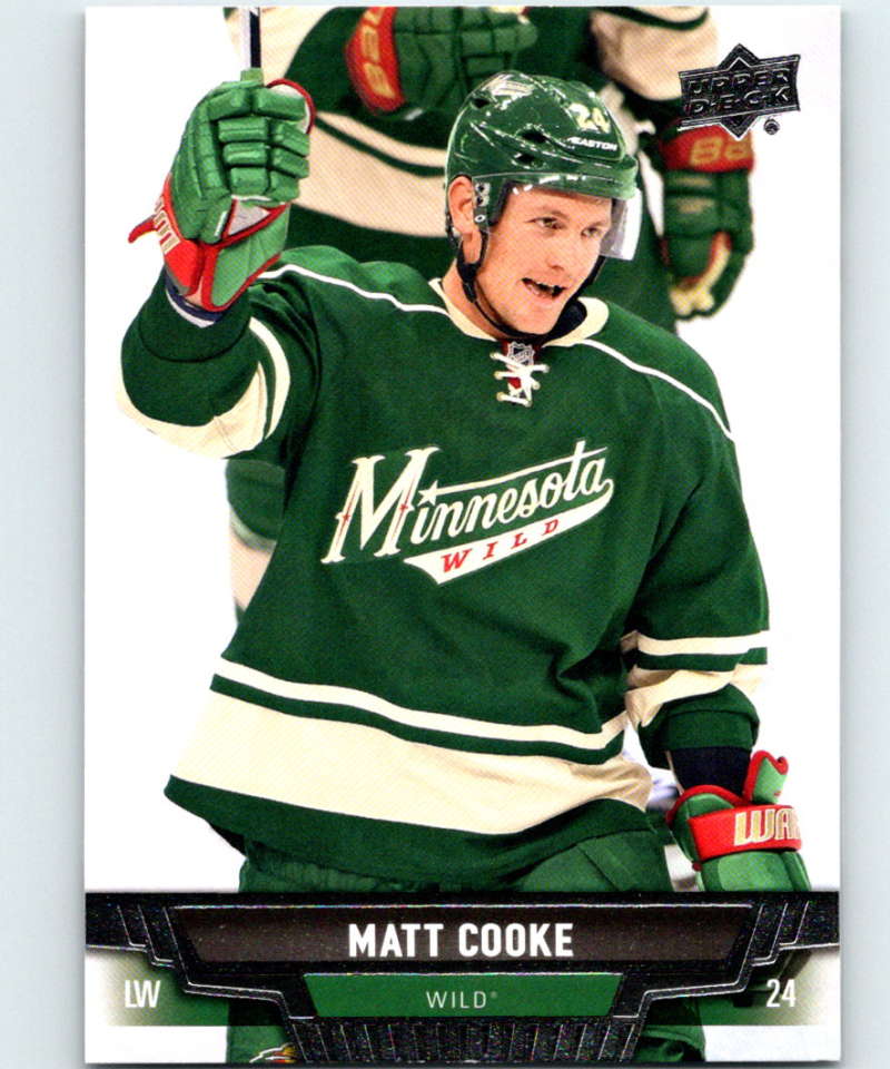2013-14 Upper Deck #319 Matt Cooke Wild NHL Hockey Image 1