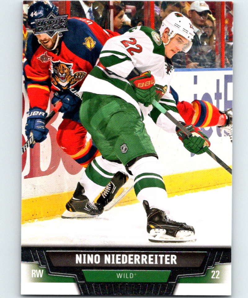 2013-14 Upper Deck #321 Nino Niederreiter Wild NHL Hockey Image 1