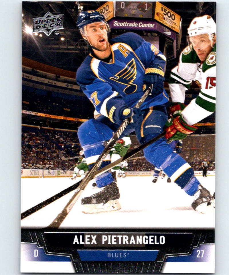 2013-14 Upper Deck #323 Alex Pietrangelo Blues NHL Hockey Image 1