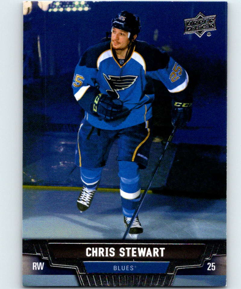 2013-14 Upper Deck #324 Chris Stewart Blues NHL Hockey Image 1