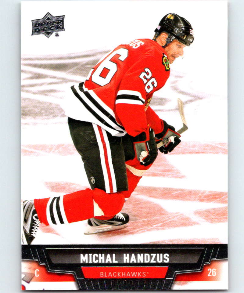 2013-14 Upper Deck #333 Michal Handzus Blackhawks NHL Hockey Image 1