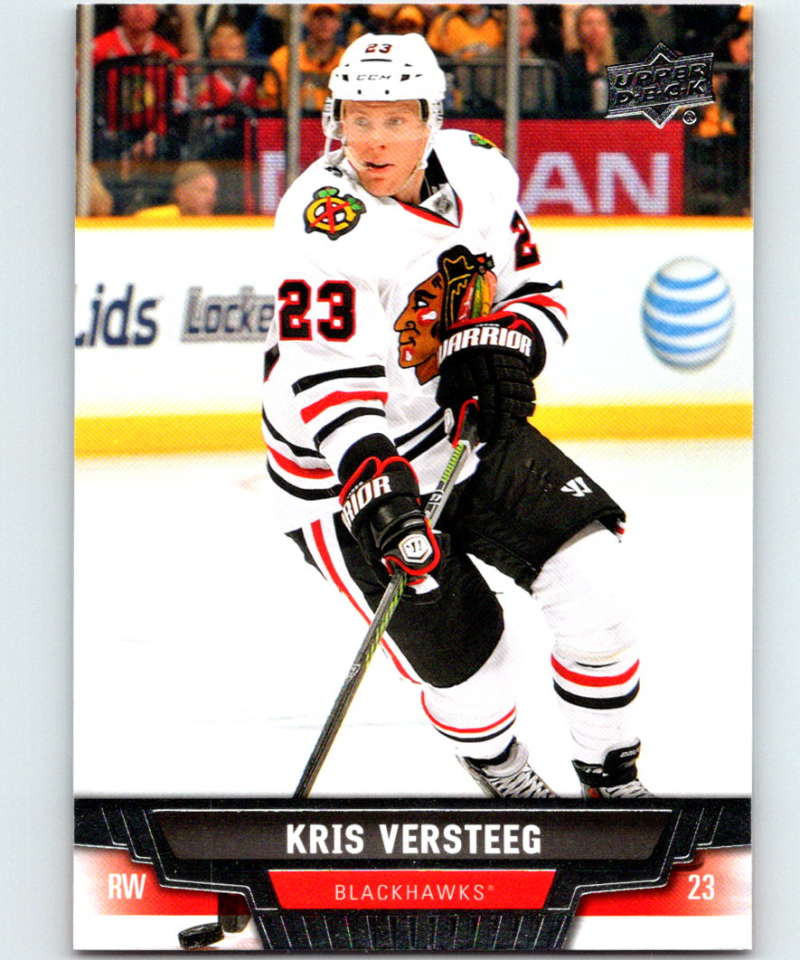 2013-14 Upper Deck #335 Kris Versteeg Blackhawks NHL Hockey Image 1
