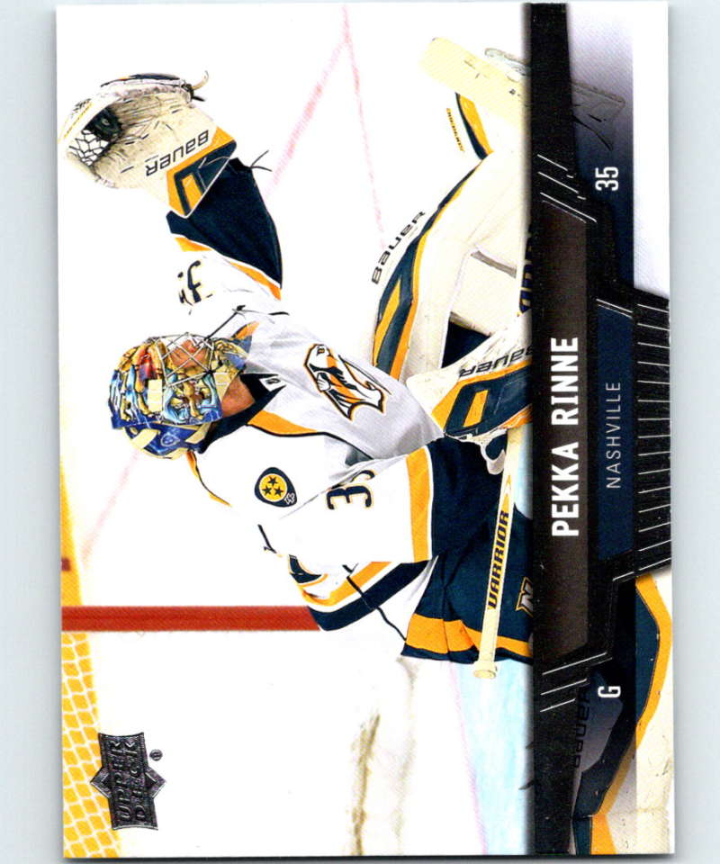 2013-14 Upper Deck #337 Pekka Rinne Predators NHL Hockey Image 1