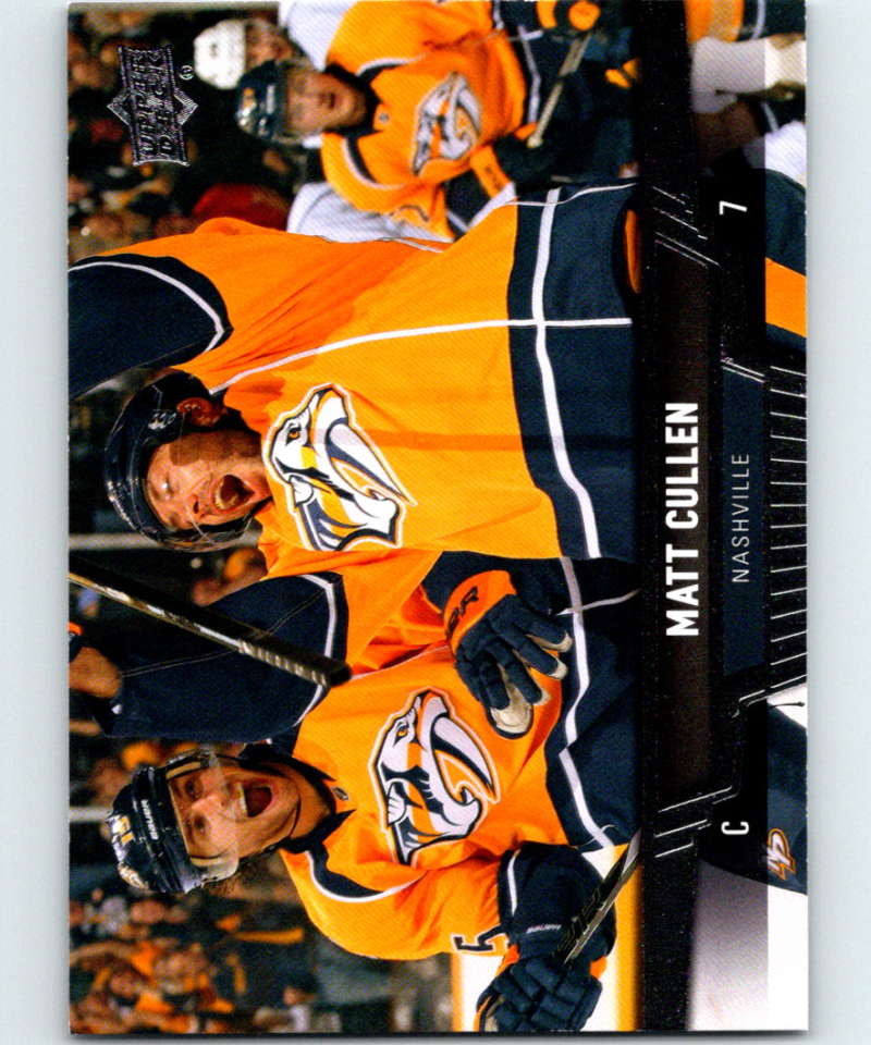 2013-14 Upper Deck #338 Matt Cullen Predators NHL Hockey
